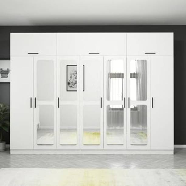 Grand Furnish Engineered Wood Door Wardrobe Engineered Wood 8 Door Wardrobe