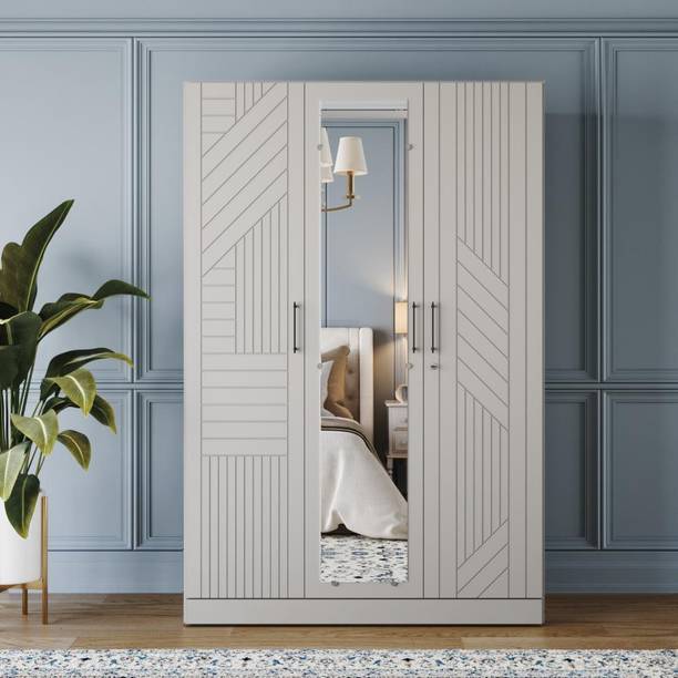 Wakefit Tyrian Engineered Wood 3 Door Wardrobe