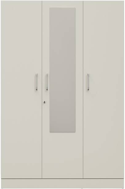 Wakefit Gingham Engineered Wood 3 Door Wardrobe