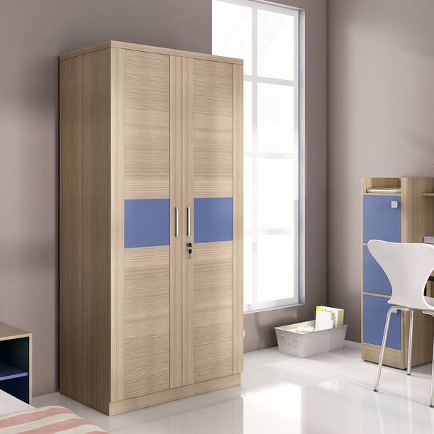 SPACEWOOD Coral Engineered Wood 2 Door Wardrobe