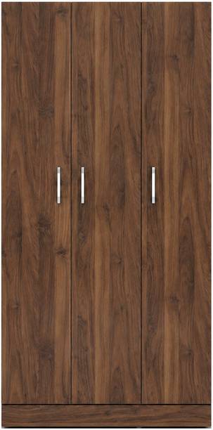SMVDINTERIORS Wardrobe 3 Door Engineered Wood 3 Door Wardrobe