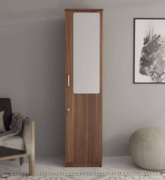 PPJ CRAFT Engineered Wood 1 Door Wardrobe