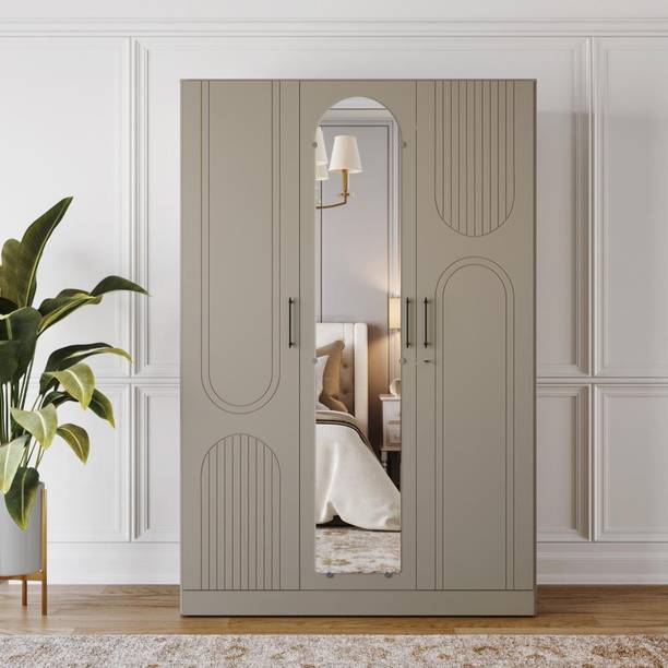 Wakefit Tyrian Engineered Wood 3 Door Wardrobe