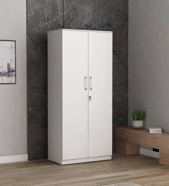 A GLOBIA CREATIONS Axel Engineered Wood 2 Door Wardrobe