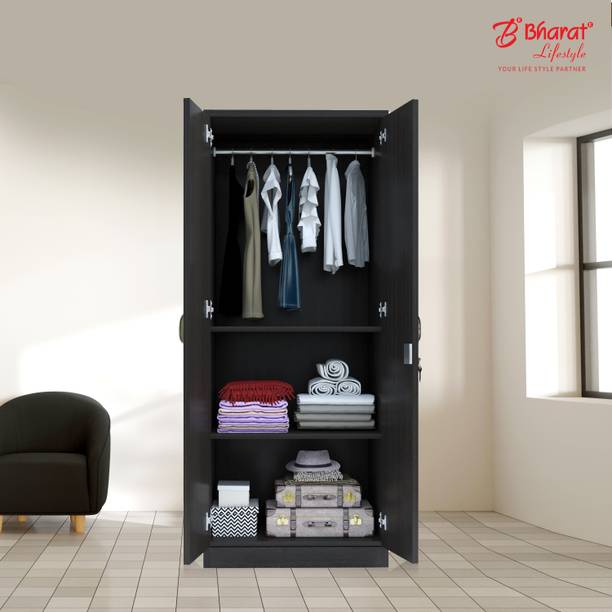 Bharat Lifestyle Amsterdam Engineered Wood 2 Door Wardrobe