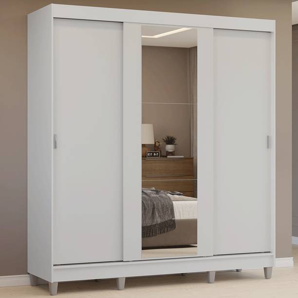 Madesa Engineered Wood 3 Door Wardrobe