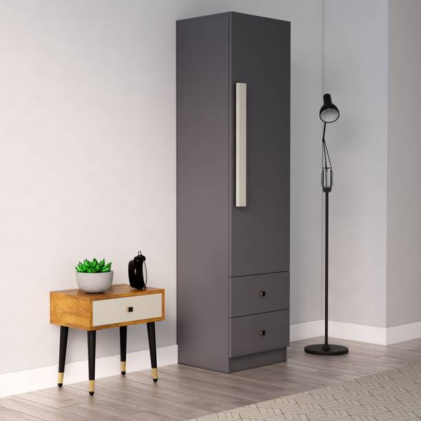 Hexa Red Engineered Wood 1 Door Wardrobe