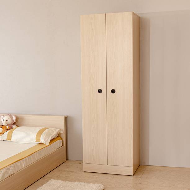 lussomobily Engineered Wood 2 Door Wardrobe
