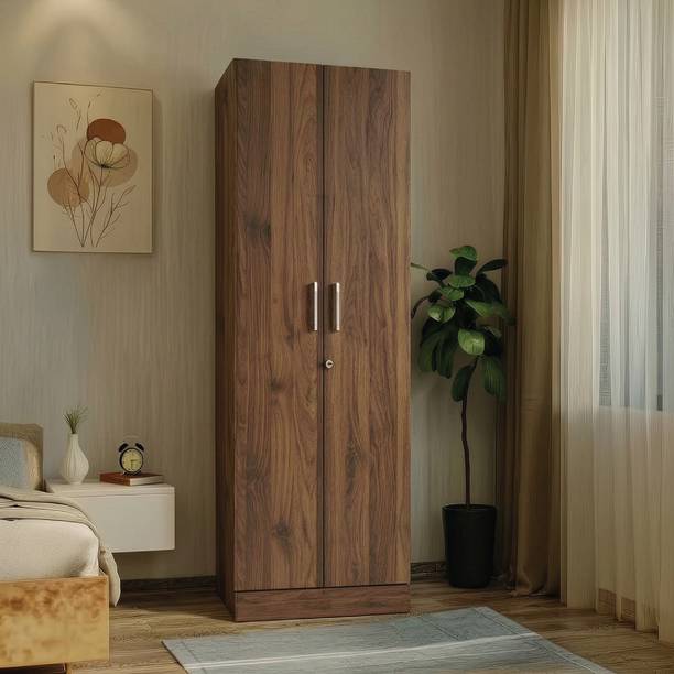 Wakefit Twill Engineered Wood 2 Door Wardrobe