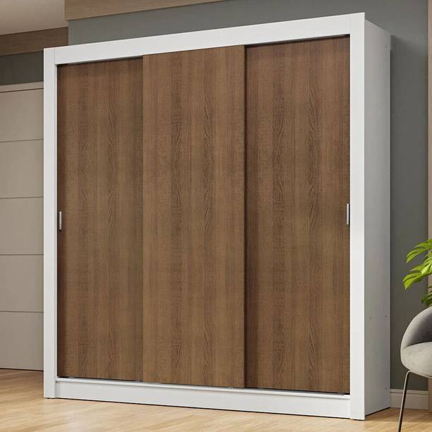 Madesa Nobre Couple Wardrobe Engineered Wood 3 Door Wardrobe