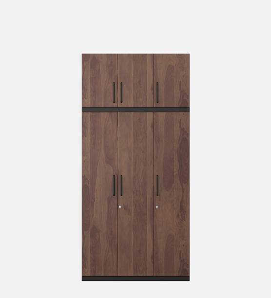 SPACEWOOD WOODLAND Engineered Wood 6 Door Wardrobe