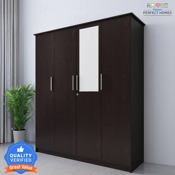 Flipkart Perfect Homes Julian Engineered Wood 4 Door Wardrobe