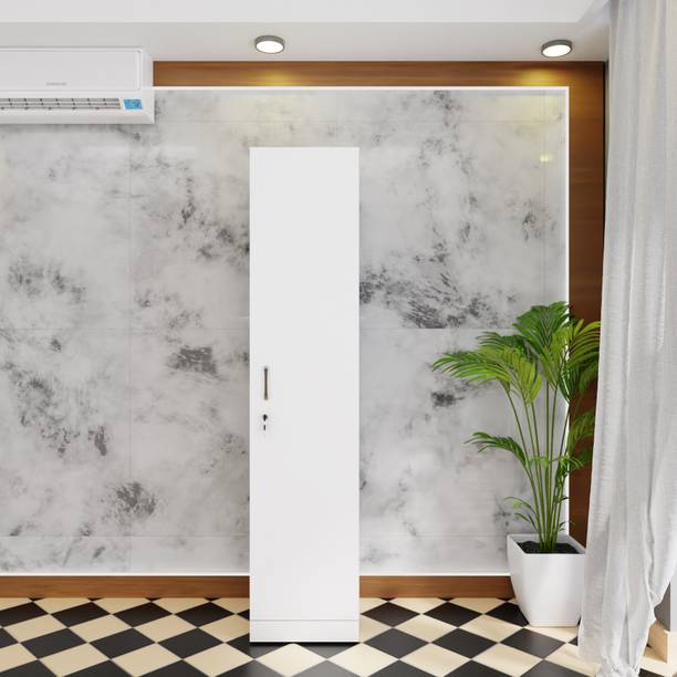 VIKI FURNITURE Engineered Wood 1 Door Wardrobe