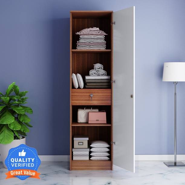 Flipkart Perfect Homes Julian Engineered Wood 1 Door Wardrobe