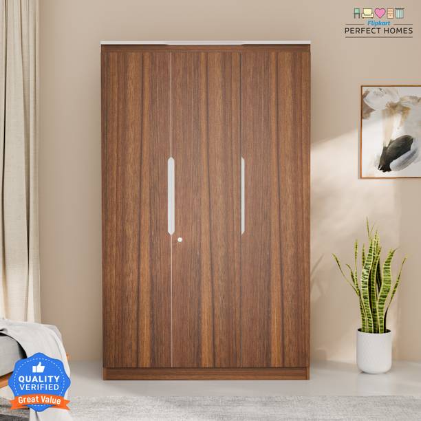 Flipkart Perfect Homes Amora Engineered Wood 3 Door Wardrobe