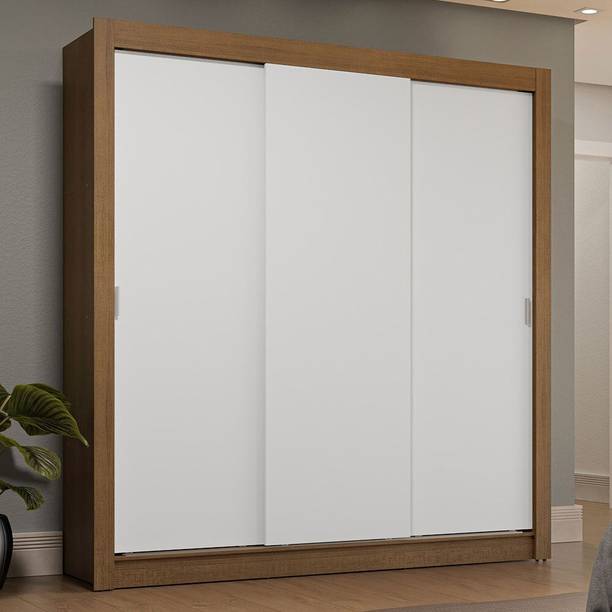 Madesa Engineered Wood 3 Door Wardrobe