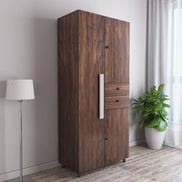 CARLTON LONDON Willy Engineered Wood 3 Door Wardrobe
