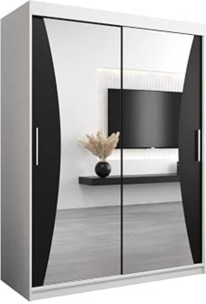 Grand Furnish Engenering Wood Sliding Wardrobe Engineered Wood 2 Door Wardrobe