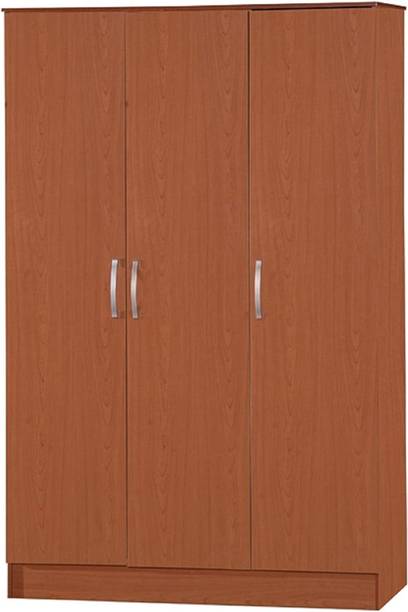 CASPIAN Wooden Almirah for Clothes and Stacking space -Home Furniture Storage Engineered Wood 3 Door Wardrobe