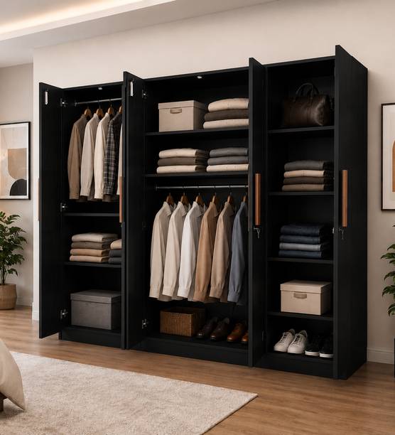 Trevi Mustang Premium Bedroom Storage Furniture Engineered Wood 5 Door Wardrobe