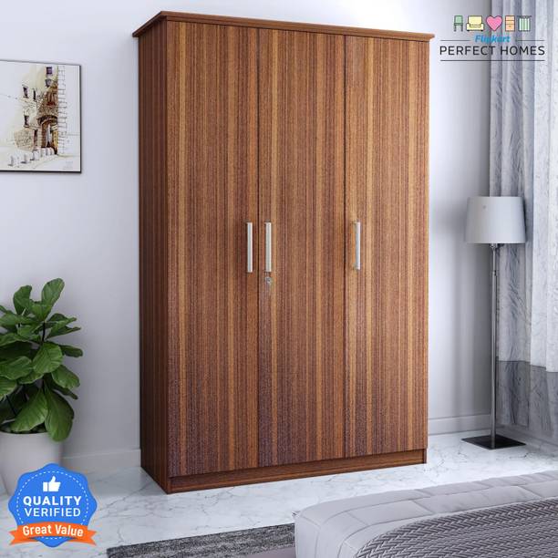 Flipkart Perfect Homes Julian Engineered Wood 3 Door Wardrobe