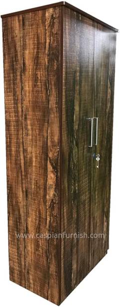 CASPIAN Wooden Almirah for Clothes and Stacking space -Home Furniture Storage Engineered Wood 2 Door Wardrobe