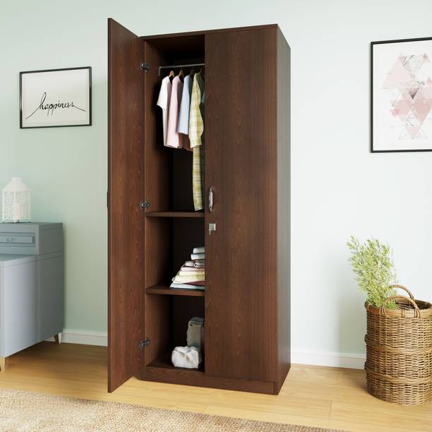 Nilkamal WILLY Engineered Wood 2 Door Wardrobe