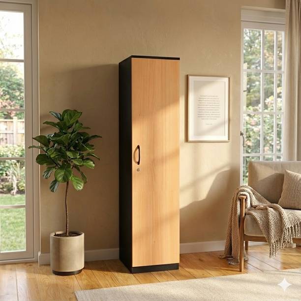 Home Full Eric Engineered Wood 1 Door Wardrobe