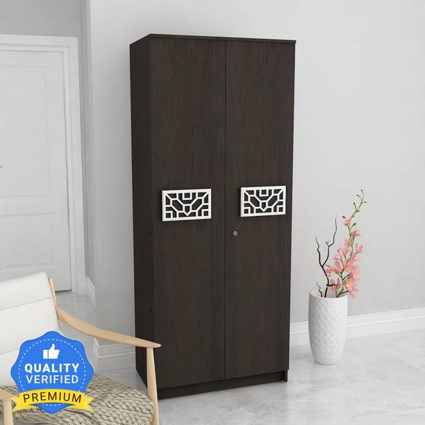 SIVOM Spacy Multipurpose 2 Door Closet Engineered Wood 2 Door Wardrobe