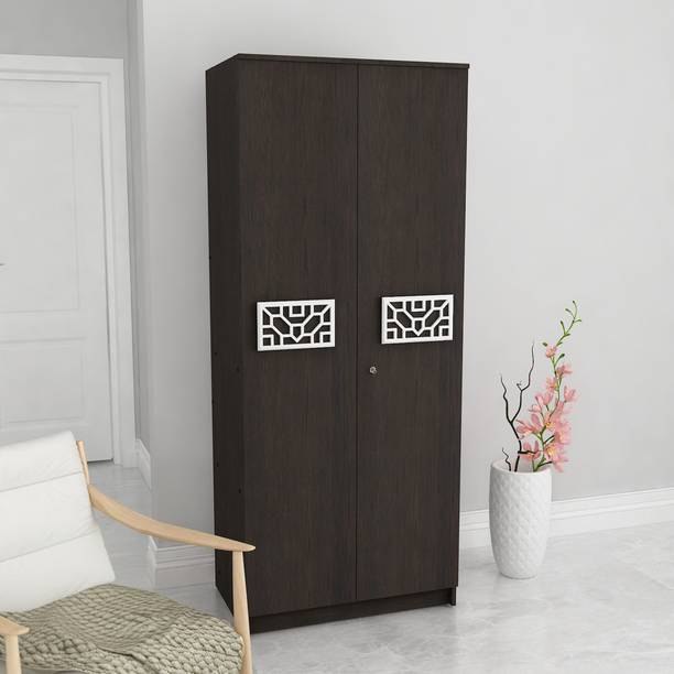 SIVOM Spacy Multipurpose 2 Door Closet Engineered Wood 2 Door Wardrobe