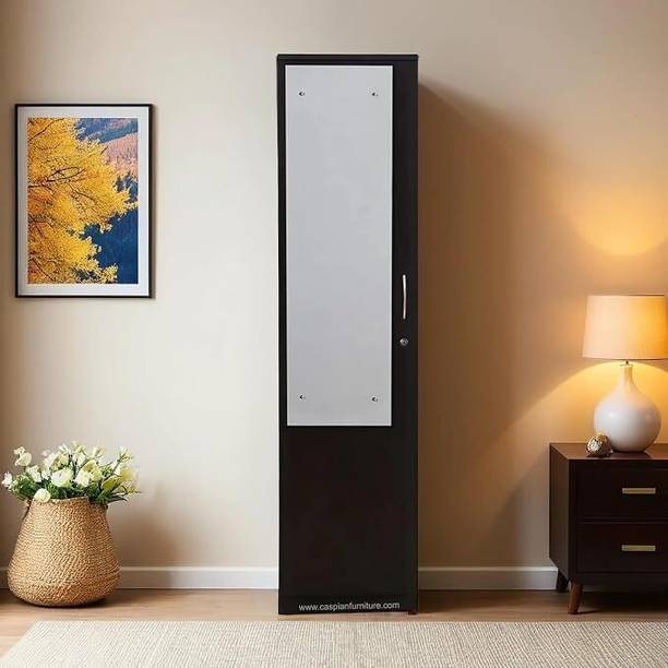 CASPIAN Fully Installed Engineered Wood 1 Door Wardrobe