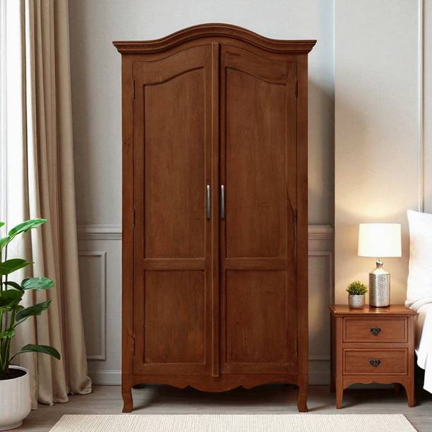 THE ATTIC Solid Wood 2 Door Wardrobe