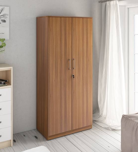 A GLOBIA CREATIONS Axel Engineered Wood 2 Door Wardrobe