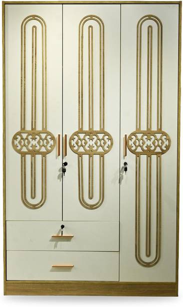 Dream Deal Engineered Wood 3 Door Wardrobe