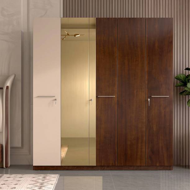 Durian Durian Titan Veneer Engineered Wood 5 Door Wardrobe