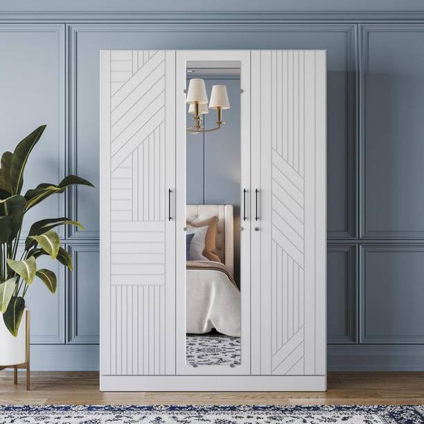Wakefit Tyrian Engineered Wood 3 Door Wardrobe