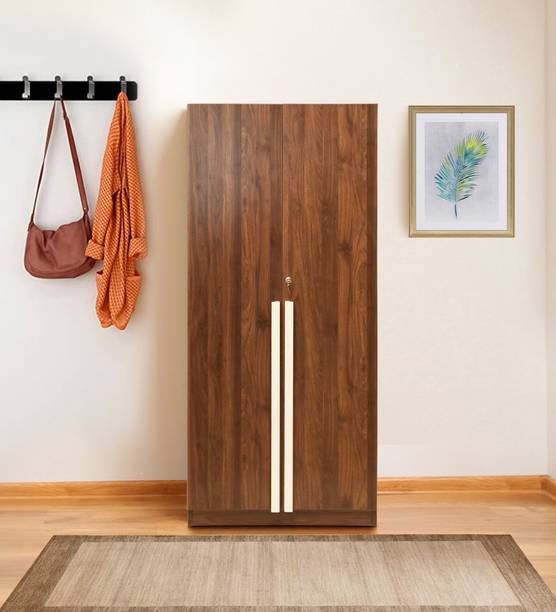 GUDSMITH Engineered Wood 2 Door Wardrobe