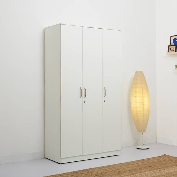 GREEN SOUL Merlin 3-Door Wardrobe Engineered Wood 3 Door Wardrobe