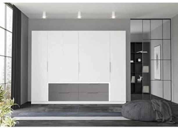 Grand Furnish Engineered Wood Wardrobe Engineered Wood 4 Door Wardrobe
