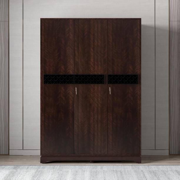 Durian Madeline Engineered Wood 3 Door Wardrobe
