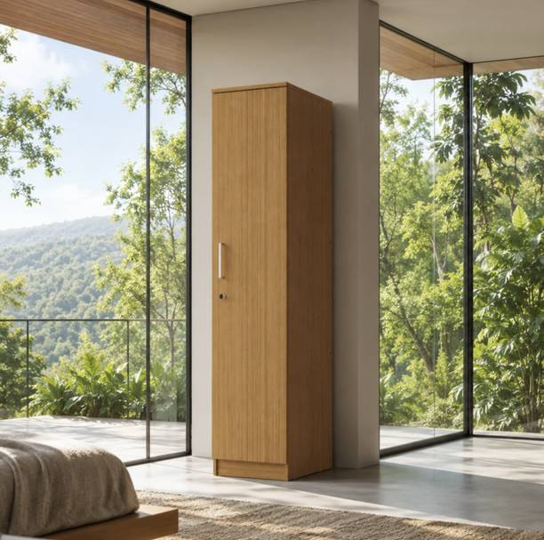Wudhaus Engineered Wood 1 Door Wardrobe