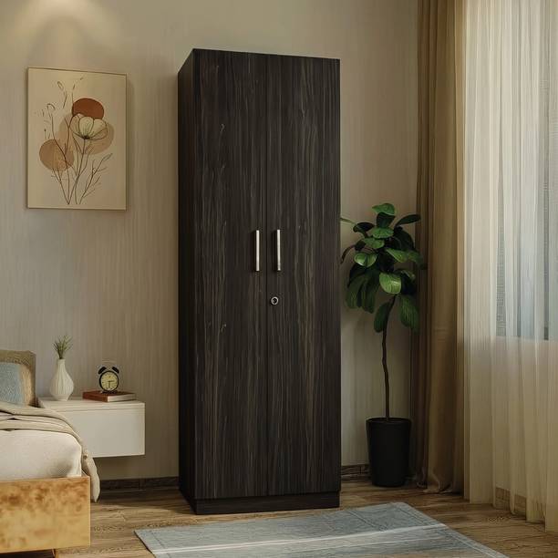 Wakefit Twill Engineered Wood 2 Door Wardrobe