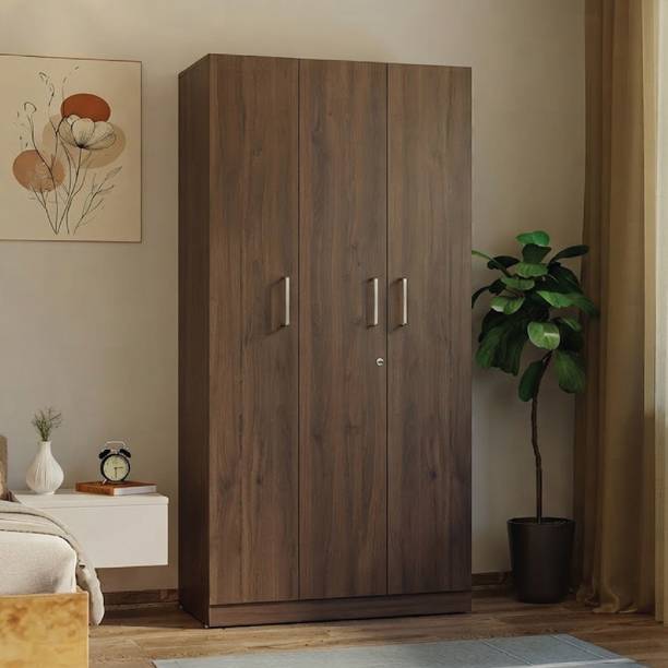 Wakefit Twill Engineered Wood 3 Door Wardrobe