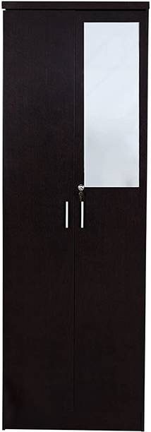 CASPIAN Wooden Almirah for Clothes and Stacking space -Home Furniture Storage Engineered Wood 2 Door Wardrobe