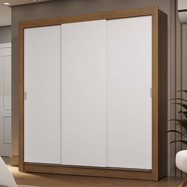 Madesa Engineered Wood 3 Door Wardrobe