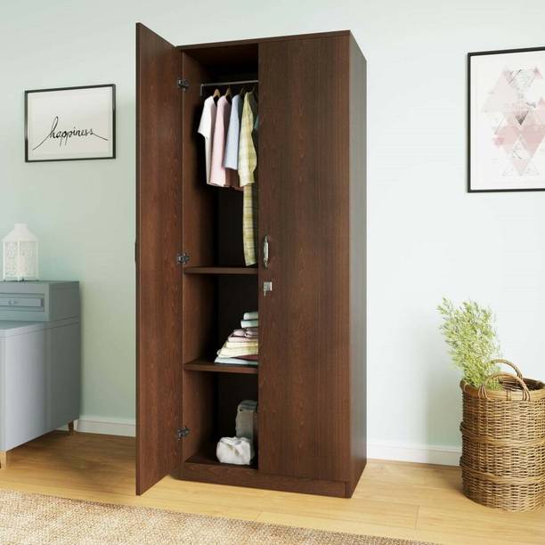 Floresta Wud Engineered Wood Studio 2 Door Wardrobe Best Wardrobe For Bed Room Engineered Wood 2 Door Wardrobe