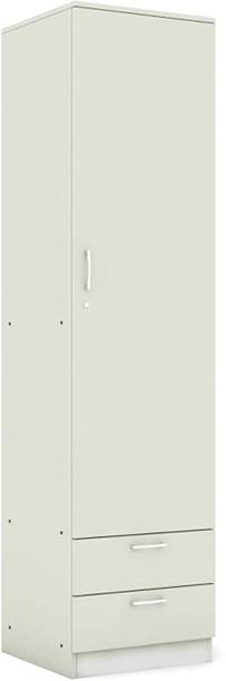 CASPIAN Wooden Almirah for Clothes and Stacking space -Home Furniture Storage Engineered Wood 2 Door Wardrobe