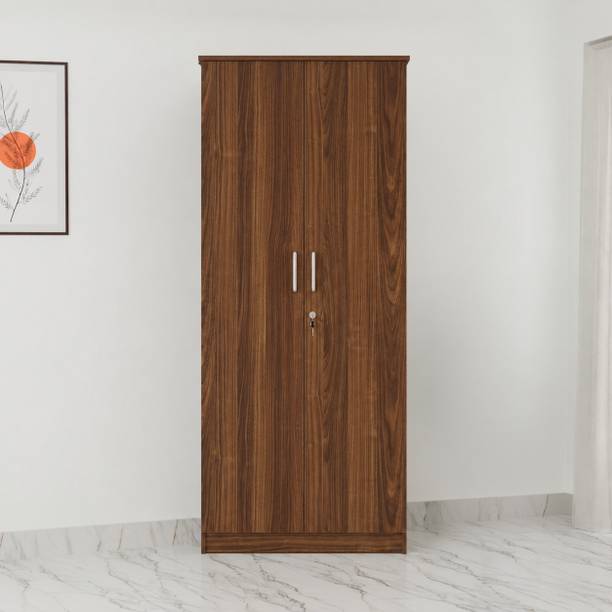 Valuewud From Pepperfry 2 Door Wardrobe without Mirror | Engineered Wood 2 Door Wardrobe