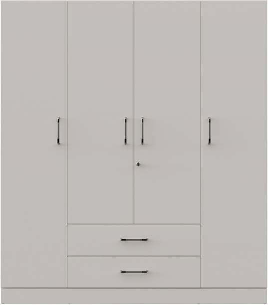 Wakefit Organza Plus Engineered Wood 4 Door Wardrobe