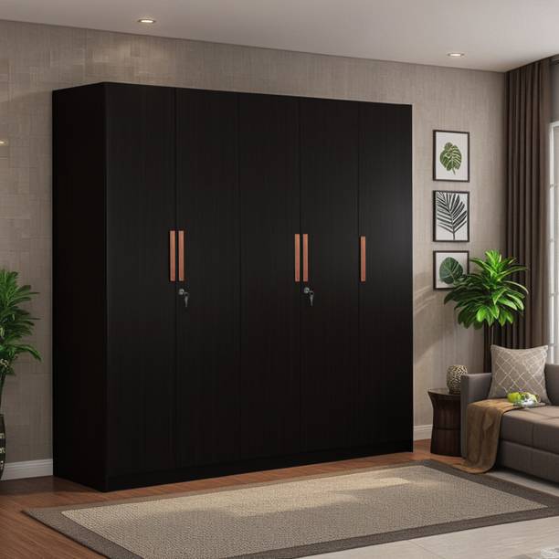 Trevi Mustang (Almirah/Almari) Engineered Wood 5 Door Wardrobe